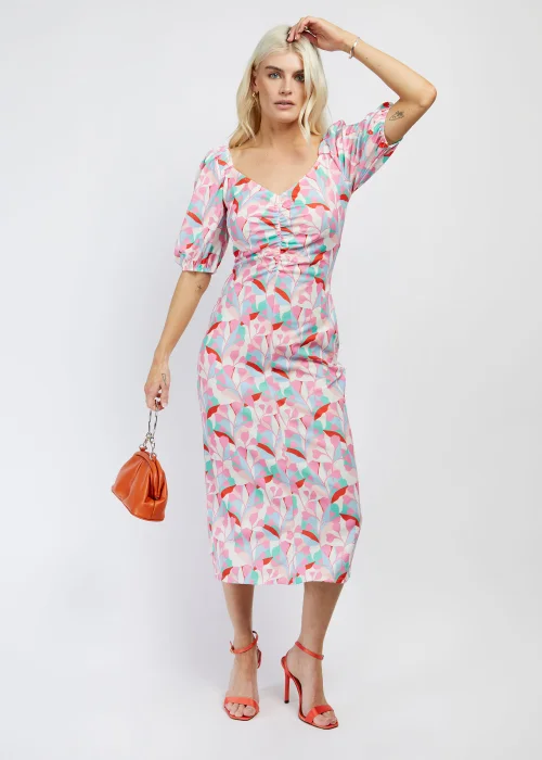 Girls on Film by Dani Dyer Multicoloured Print Midi Dress - 16 Image 5