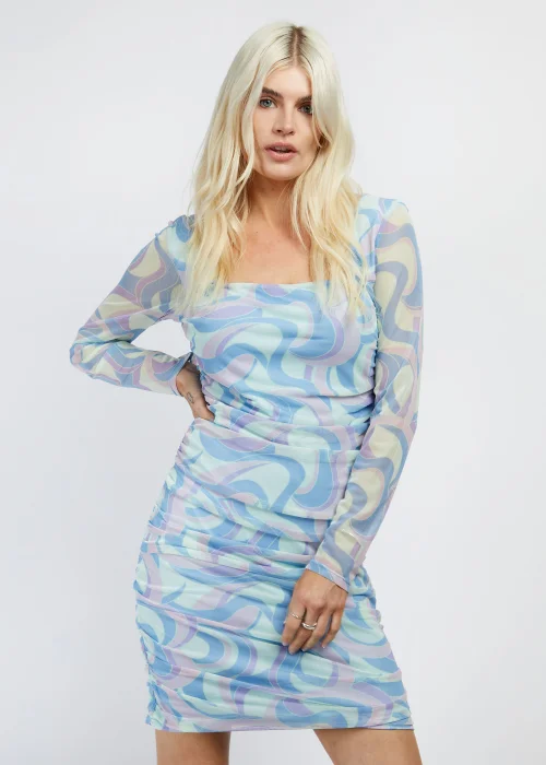 Girls on Film by Dani Dyer Stretch Mesh Mini Dress - 8 Image 1