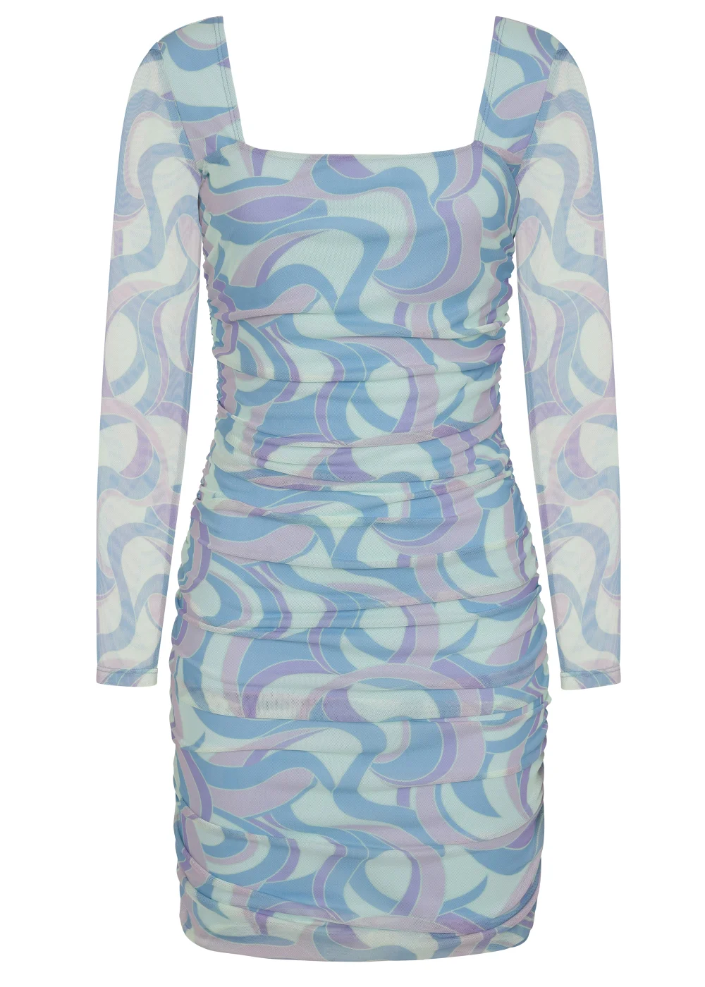 Girls on Film by Dani Dyer Stretch Mesh Mini Dress - 8 Image 3
