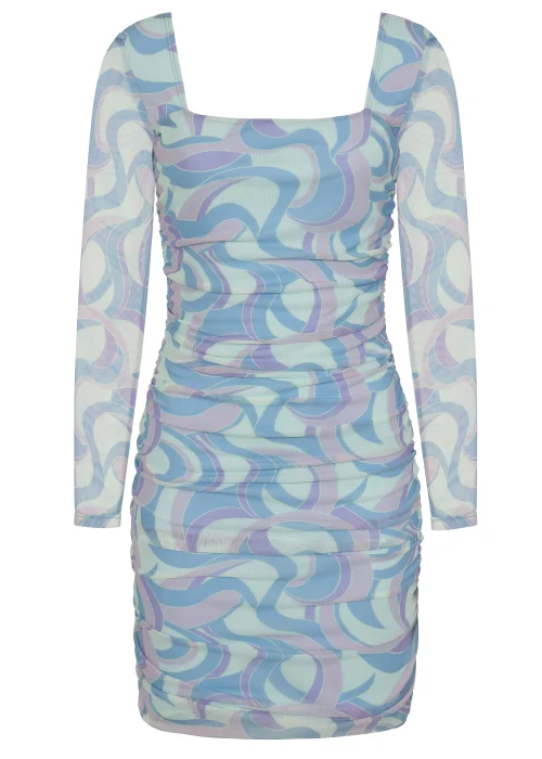 Girls on Film by Dani Dyer Stretch Mesh Mini Dress - 8 Image 3