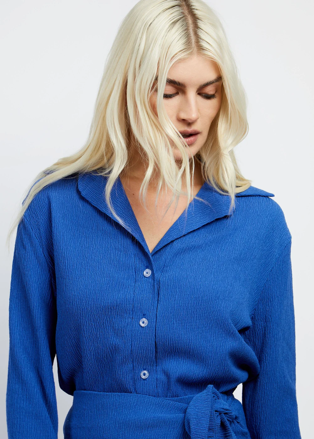 Girls on Film by Dani Dyer Royal Blue Co-Ord Shirt - 8 Image 3