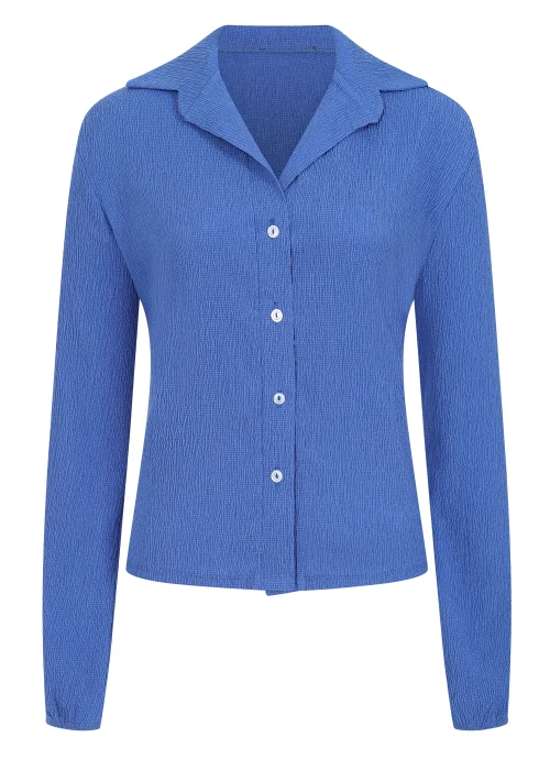 Girls on Film by Dani Dyer Royal Blue Co-Ord Shirt - 8 Image 2