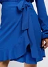 Girls on Film by Dani Dyer Royal Blue Co-Ord Wrap Skirt - Size 18 Image 4