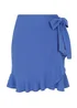 Girls on Film by Dani Dyer Royal Blue Co-Ord Wrap Skirt - Size 18 Image 5