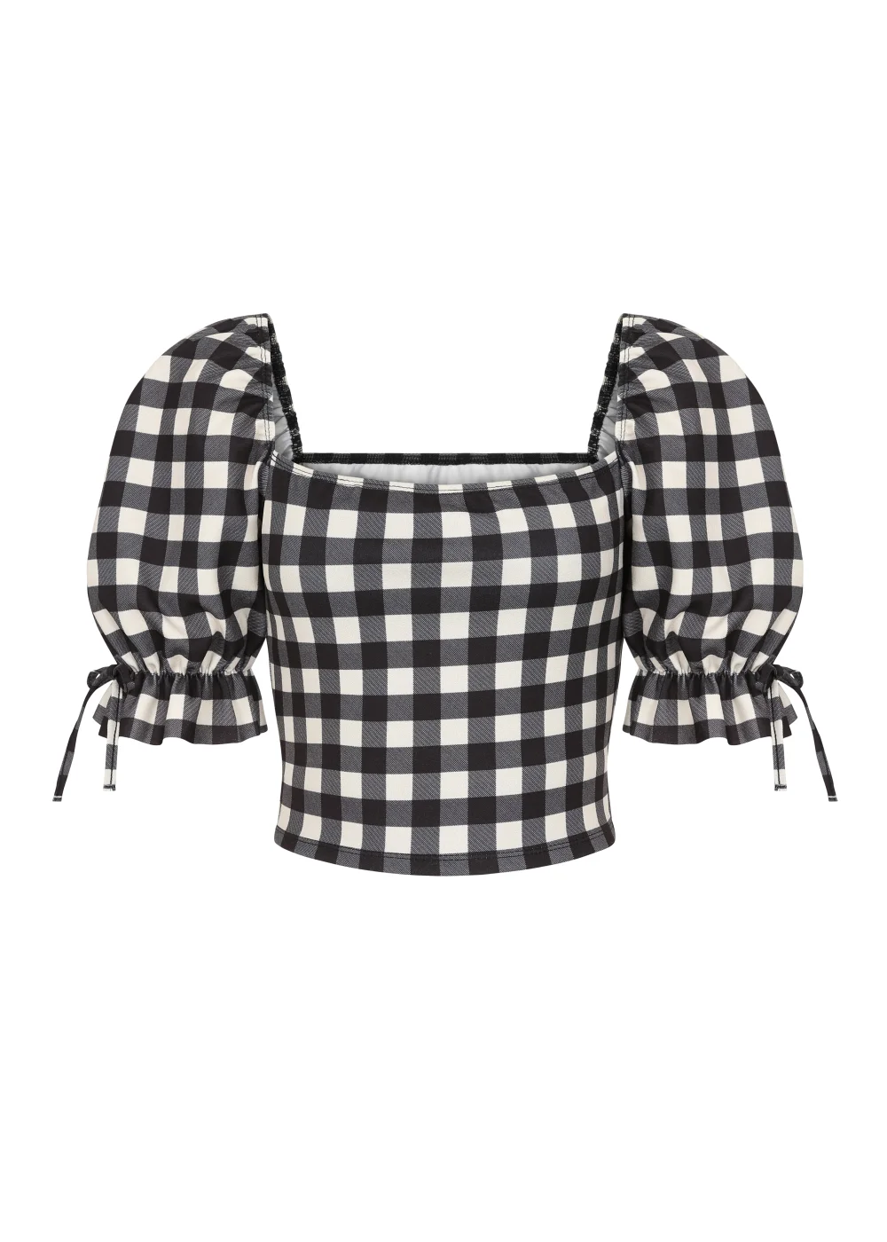 Girls on Film by Dani Dyer Black Gingham Co-Ord Top - 18 Image 6