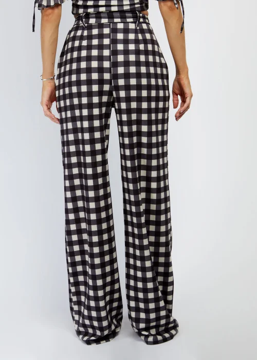 Girls on Film by Dani Dyer Black Gingham Co-Ord Trousers - 14 Image 5