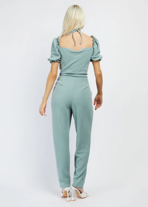 Girls on Film by Dani Dyer Sage Scuba Crepe Jumpsuit - 8 Image 4