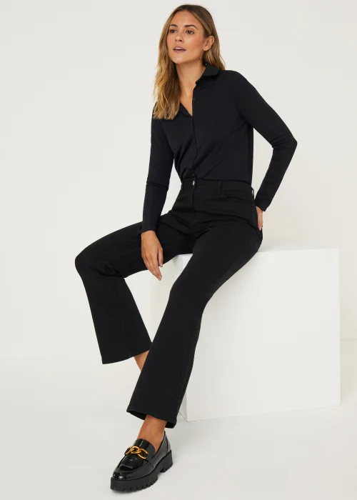 Black Jersey Shirt - Size 8 Image 5