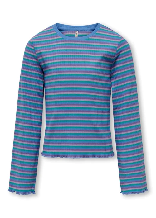 ONLY Kids Blue Long Sleeve Top (5-14yrs) - 5-6 Yrs Image 1