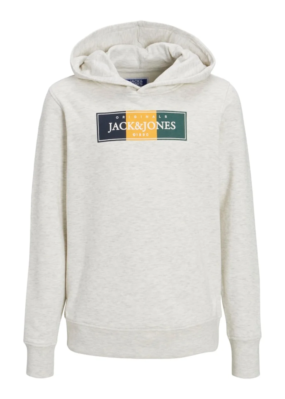 Jack & Jones Junior White Cody Hoodie (6-16yrs) - Age 6 Years Image 1