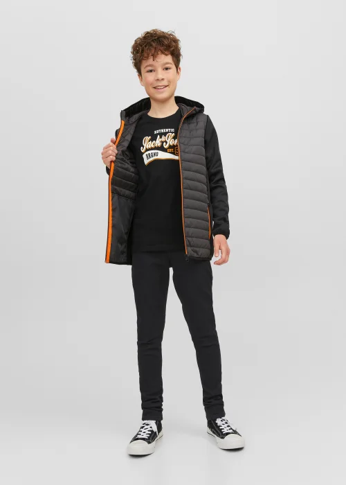 Jack & Jones Junior Black Liam Originals Skinny Fit Jeans (6-16yrs) - Age 6 Years Image 2