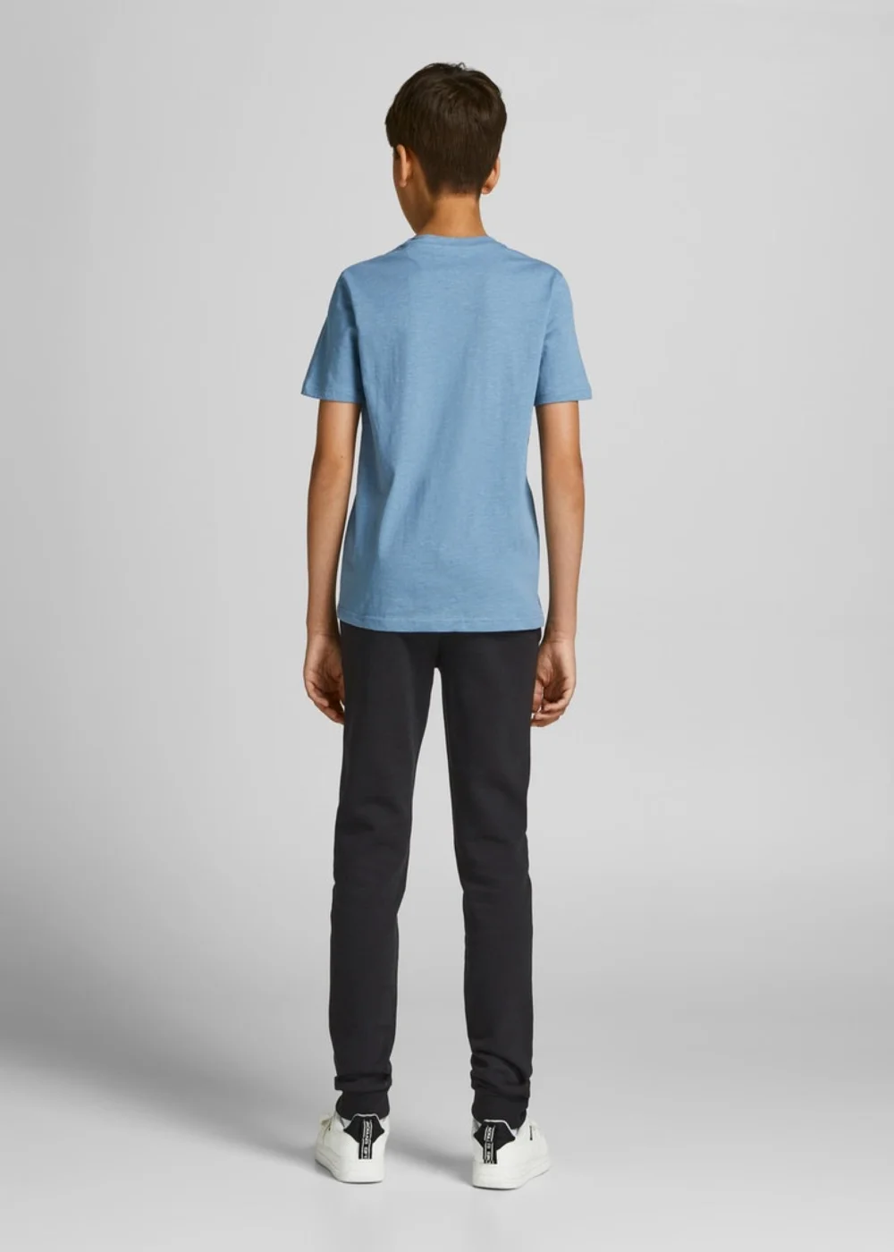 Jack & Jones Junior Black Gordon Logo Joggers (6-16yrs) - Age 6 Years Image 3