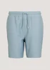 T&W Blue Paris Textured Shorts - S Image 5