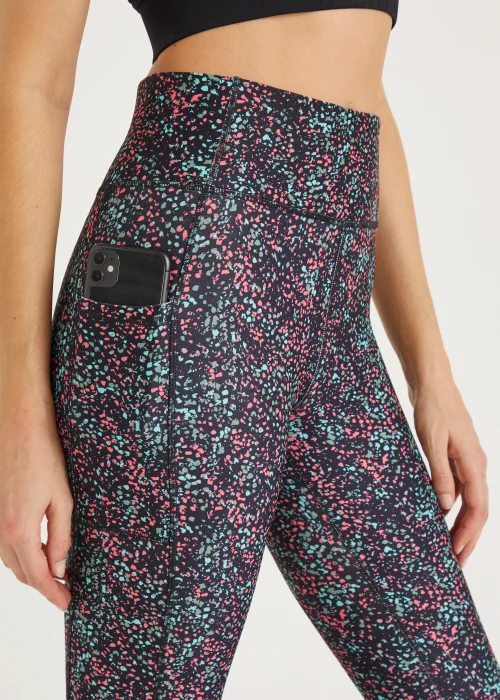 Souluxe Dot Print Sports Leggings - 8 Image 4