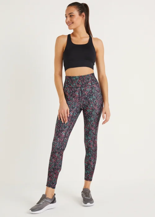 Souluxe Dot Print Sports Leggings - 8 Image 1