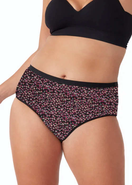 Love Luna Pink Print Period Knickers - Size 8-10 Image 1