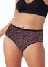 Love Luna Pink Print Period Knickers - Size 8-10 Image 1