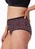 Love Luna Pink Print Period Knickers - Size 8-10 Image 4
