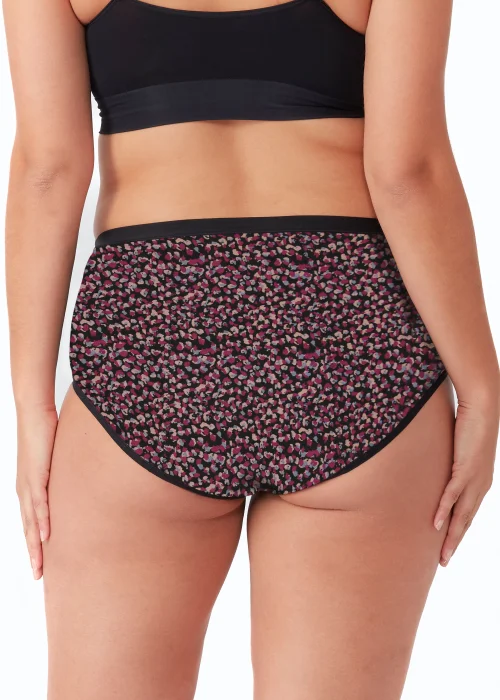 Love Luna Pink Print Period Knickers - Size 8-10 Image 2