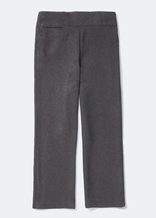 Girls Grey Straight Leg Easy Dressing School Trousers (3-13yrs) - Age 3 Years Image 1
