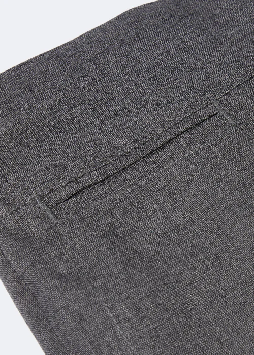 Girls Grey Straight Leg Easy Dressing School Trousers (3-13yrs) - Age 3 Years Image 2