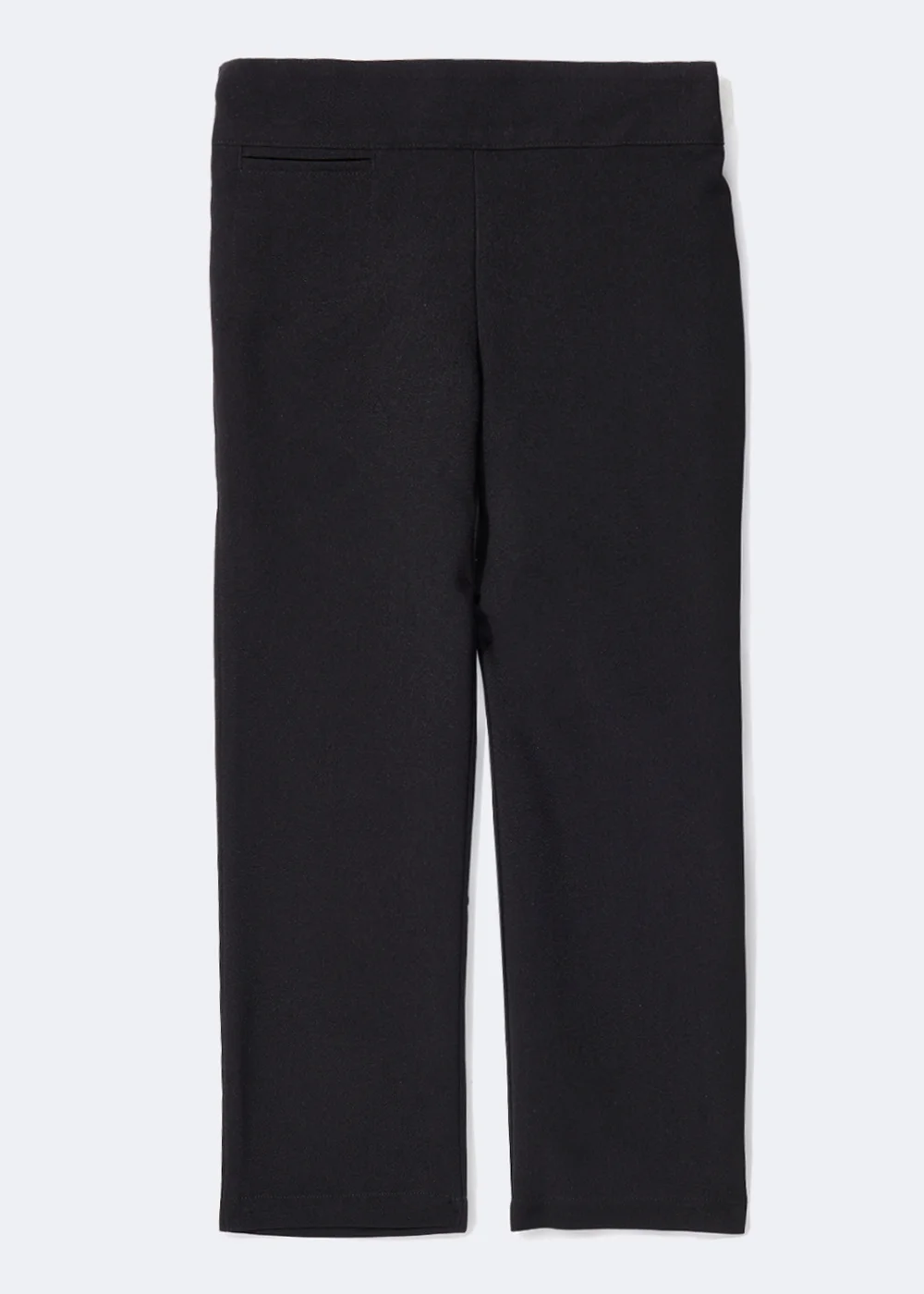 Girls Black Straight Leg Easy Dressing School Trousers (3-13yrs) - 3 Yrs Image 1