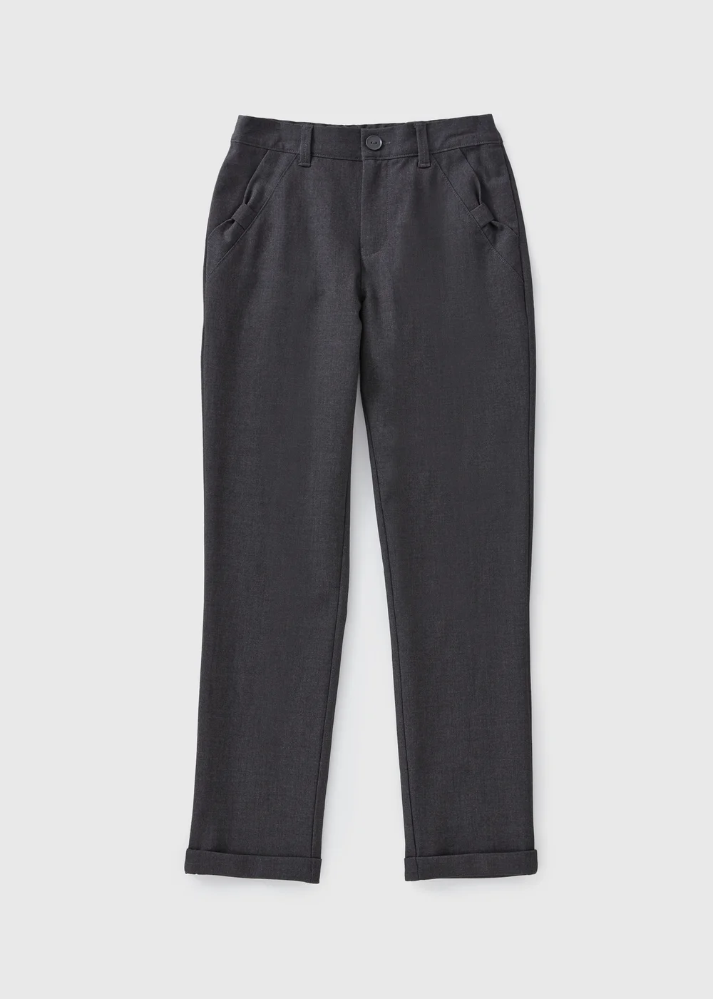 Girls Grey Slim Fit School Trousers (3-13yrs) - Age 3 Years Image 1