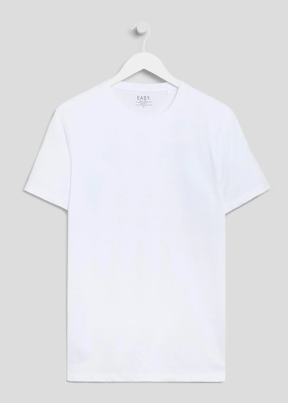 White Essential Crew Neck T-Shirt - S Image 1