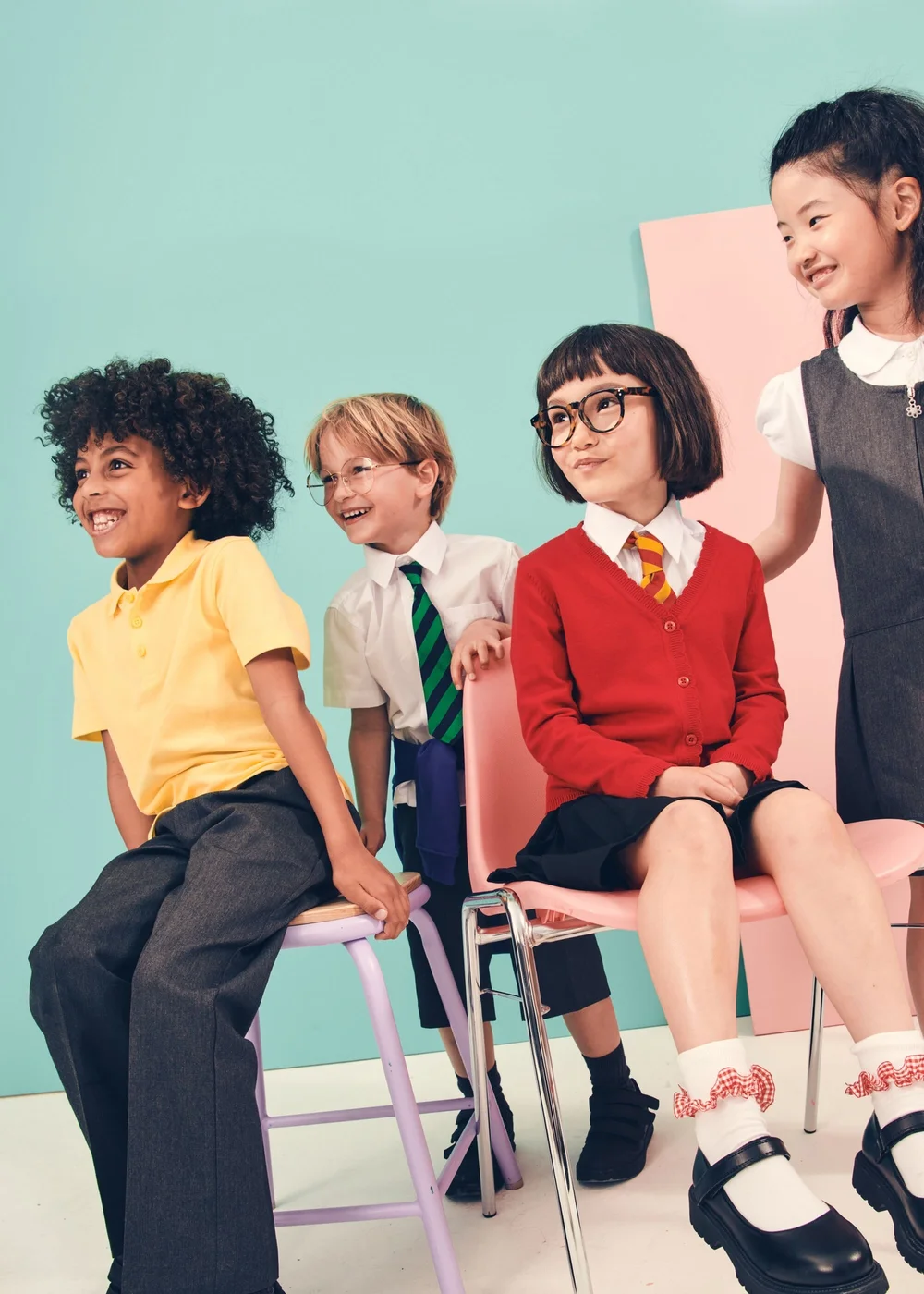 Kids 2 Pack Yellow School Polo Shirts (3-13yrs) - Age 6 Years Image 4