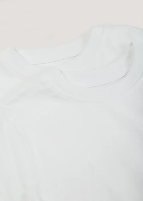 Kids 2 Pack White School T-Shirts (3-16yrs) - Age 3 Years Image 2