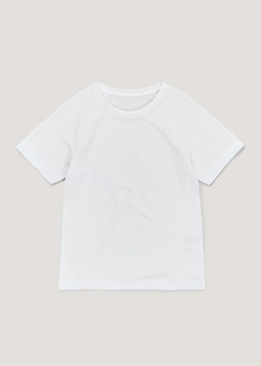 Kids White School Sports T-Shirt (3-13yrs) - 3 Yrs Image 1