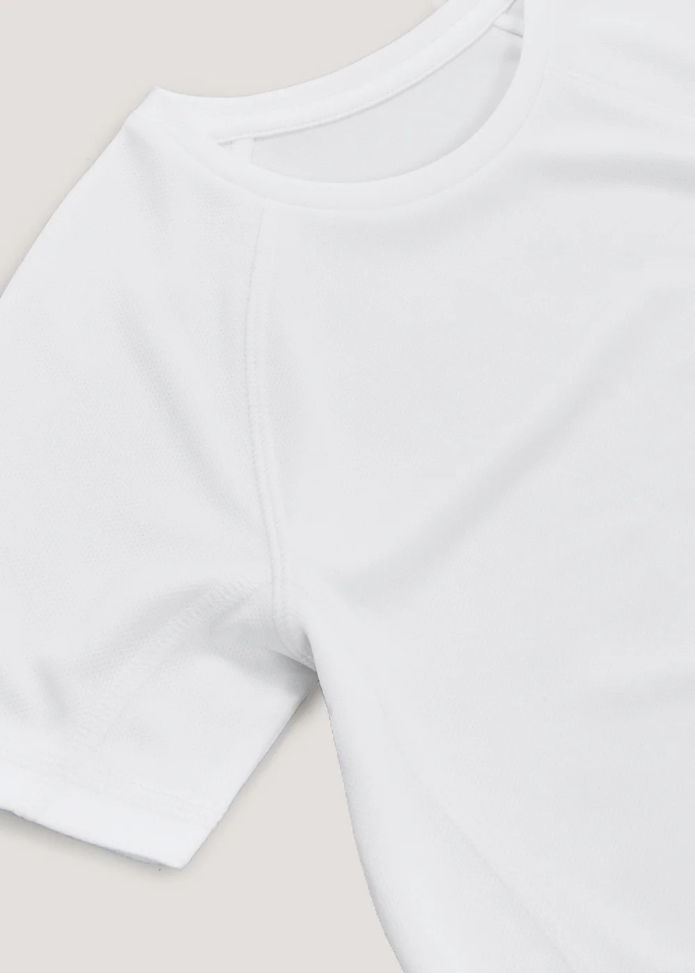 Kids White School Sports T-Shirt (3-13yrs) - 3 Yrs Image 2