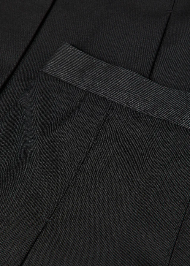 Girls 2 Pack Black Box Pleat Easy Dressing School Skirts (4-16yrs)