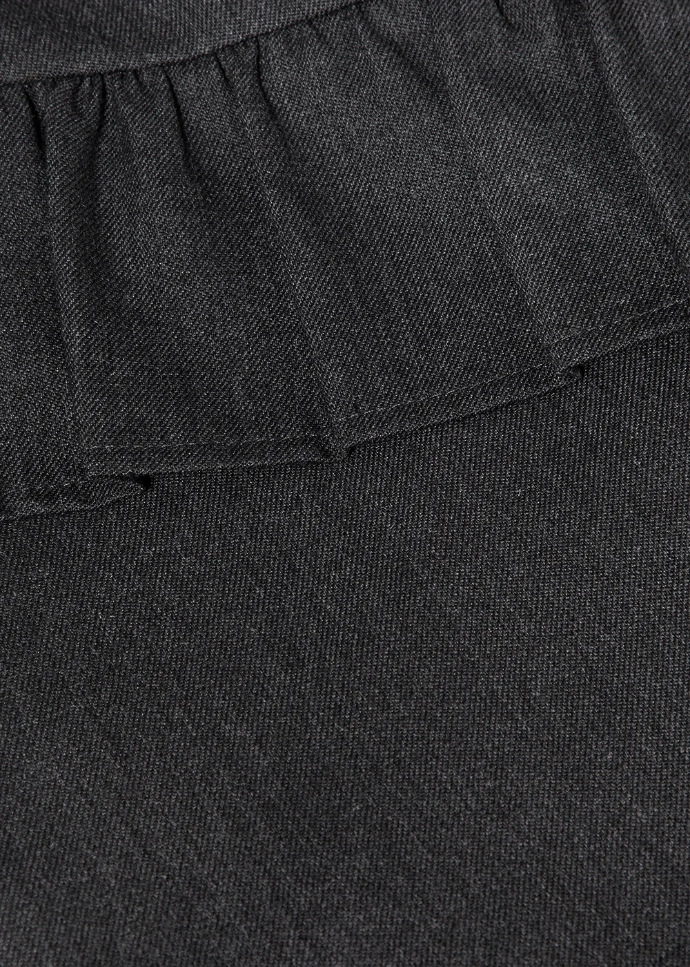 Girls Grey Ruffle School Skirt (3-16yrs) - Age 5 Years Image 2