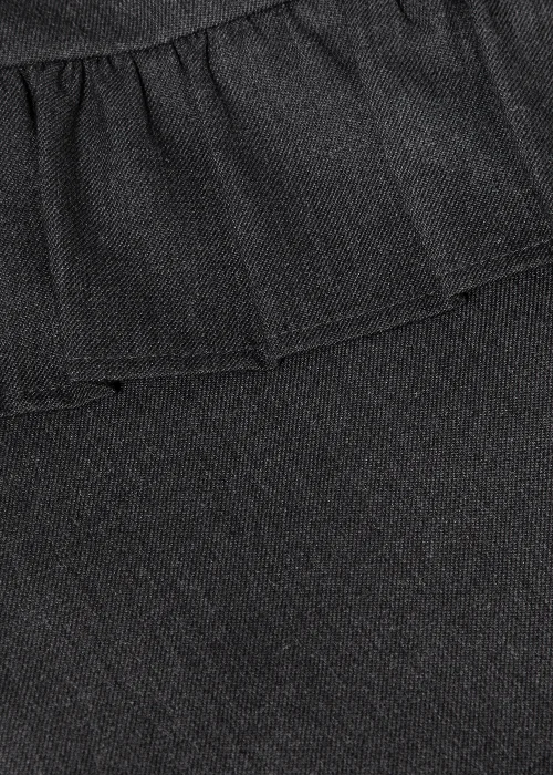 Girls Grey Ruffle School Skirt (3-16yrs) - Age 5 Years Image 2