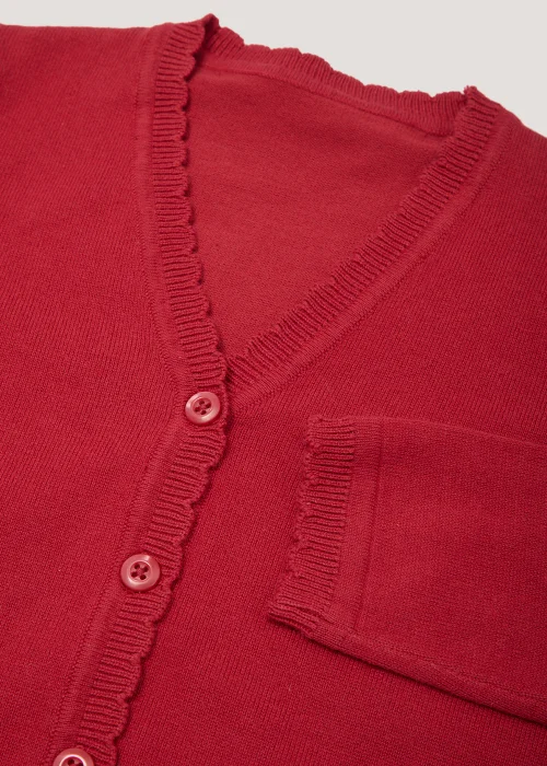 Girls 2 Pack Red School Cardigans (3-13yrs) - Age 4 Years Image 2