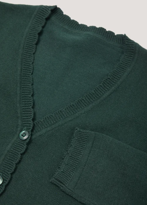 Girls 2 Pack Green School Cardigans (3-13yrs) - Age 3 Years Image 2