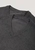 Kids 2 Pack Grey V-Neck School Jumpers (3-13yrs) - Age 3 Years Image 2