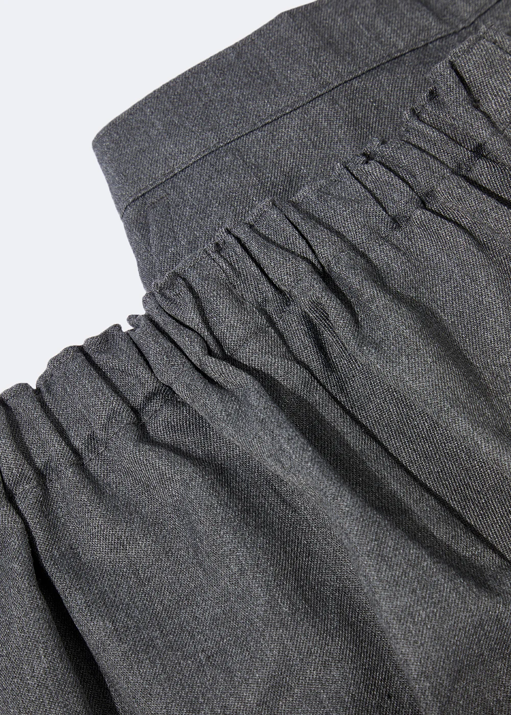 Boys 2 Pack Grey Easy Dressing Pull On School Trousers (3-11yrs) - 3 Yrs Image 2