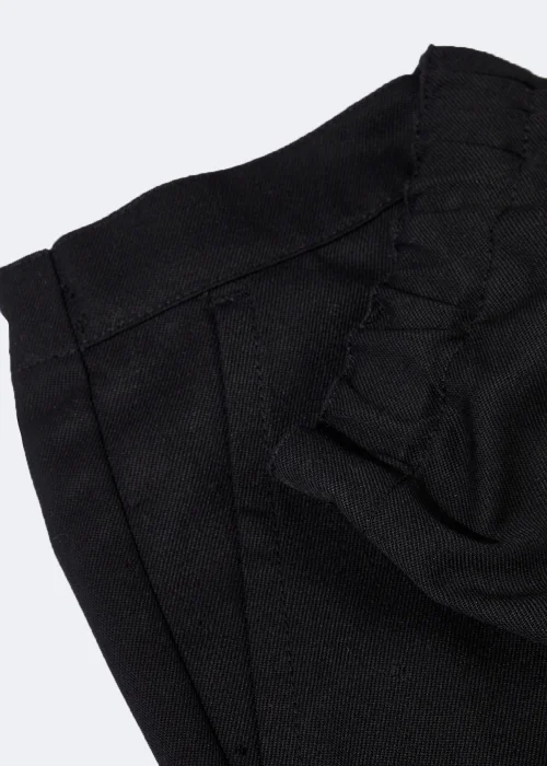 Boys 2 Pack Black Easy Dressing Pull On School Trousers (3-11yrs) - 3 Yrs Image 2