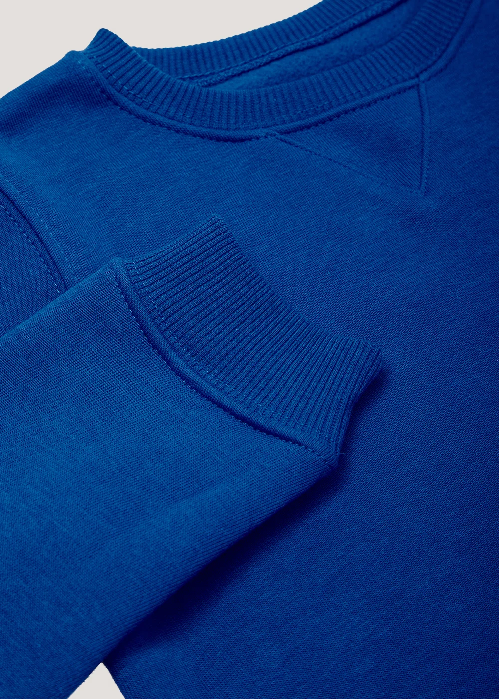 Kids 2 Pack Blue Crew Neck School Sweatshirts (3-13yrs) - Age 3 Years Image 2