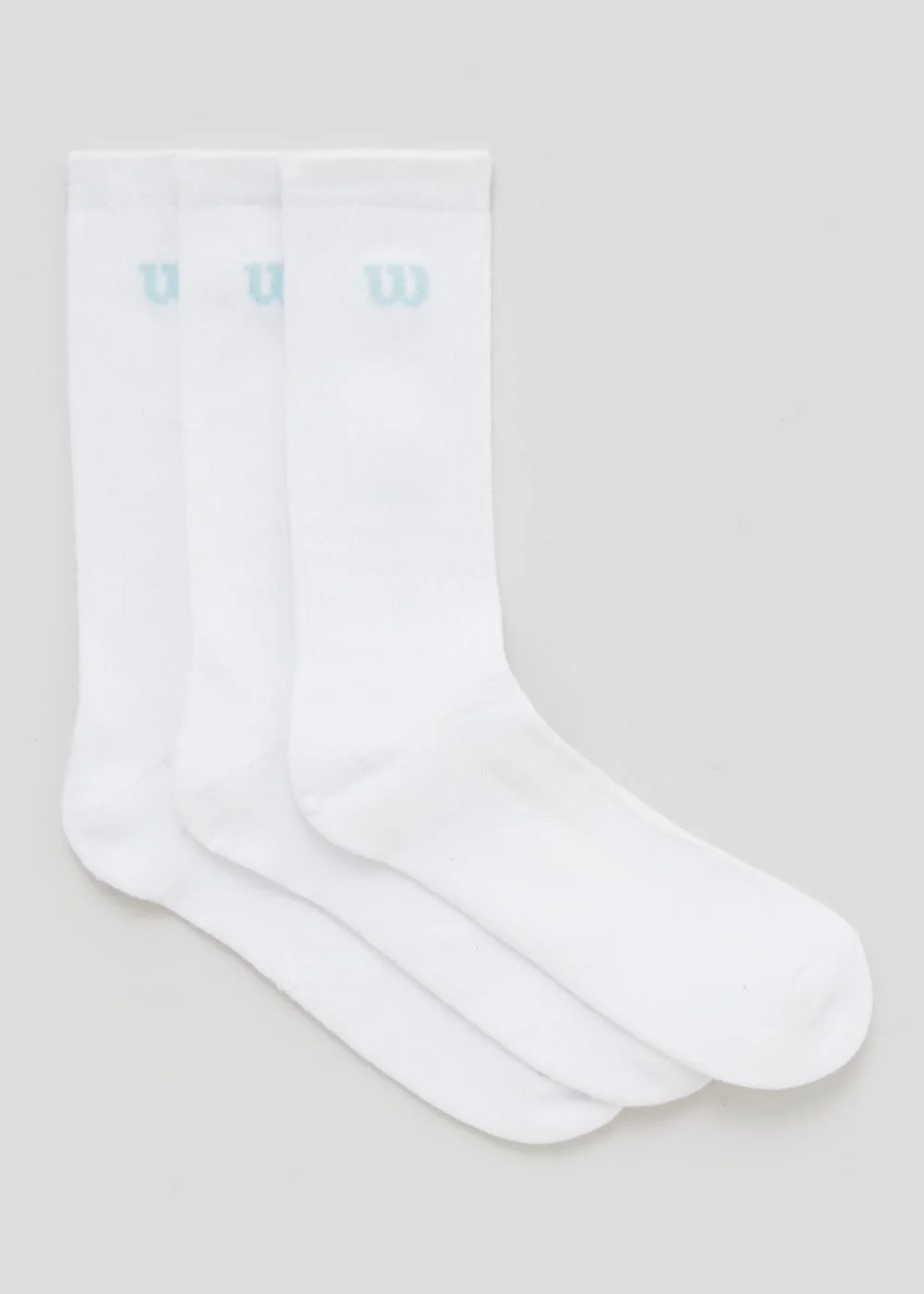 3 Pack White Wilson Sports Socks - 6-11 Image 1