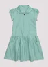 Girls Green Gingham Drop Waist School Dress (3-13yrs) - Age 9 Years Image 1
