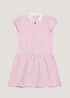 Girls Pink Generous Fit Knitted Collar Gingham School Dress (3-14yrs) - 8 Yrs Image 1