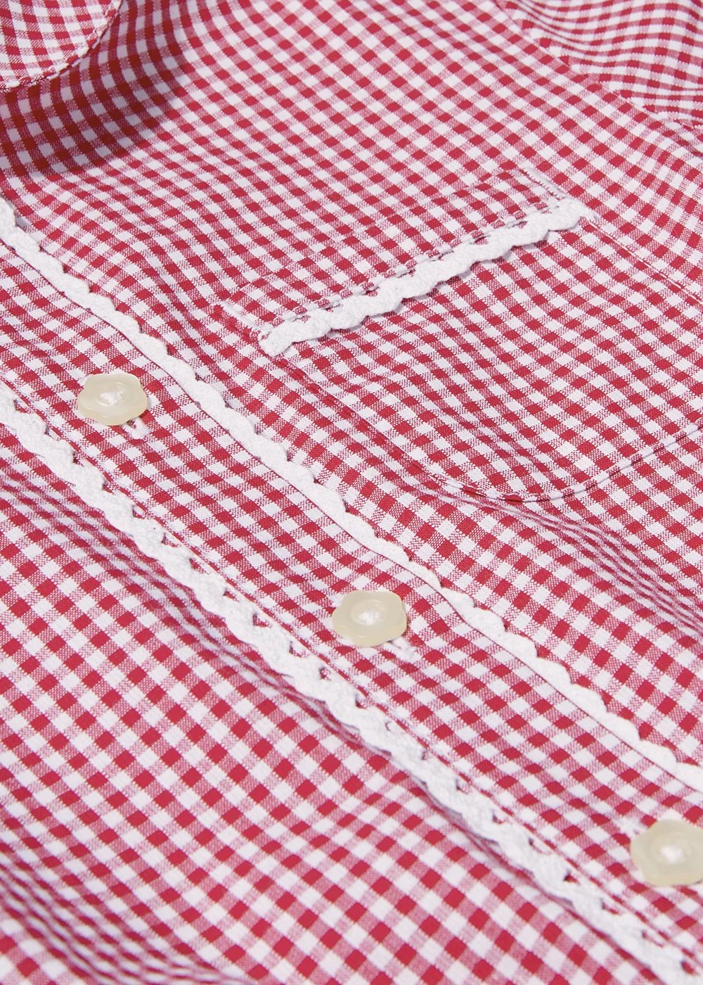 Girls Red Traditional Gingham School Dress (3-14yrs) - 3 Yrs Image 2