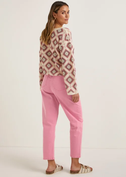 Ava Pink Mom Jeans - 8/L31 Image 2