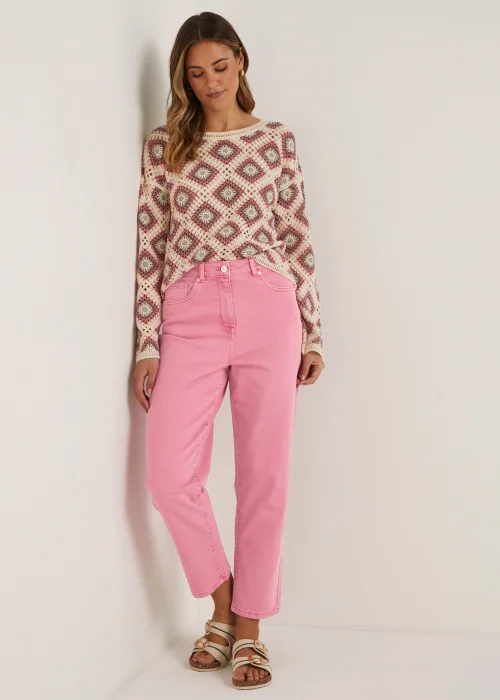 Ava Pink Mom Jeans - 8/L31 Image 4