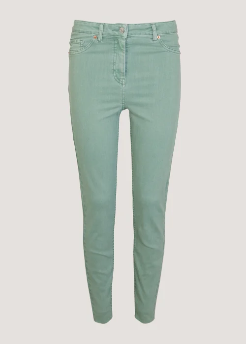 April Mint Ankle Grazer Super Skinny Jeans - Size 8 Image 5