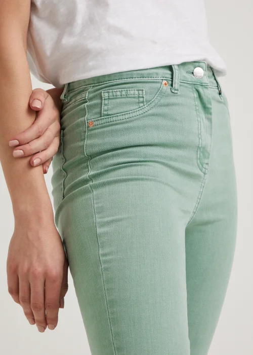 April Mint Ankle Grazer Super Skinny Jeans - Size 8 Image 3