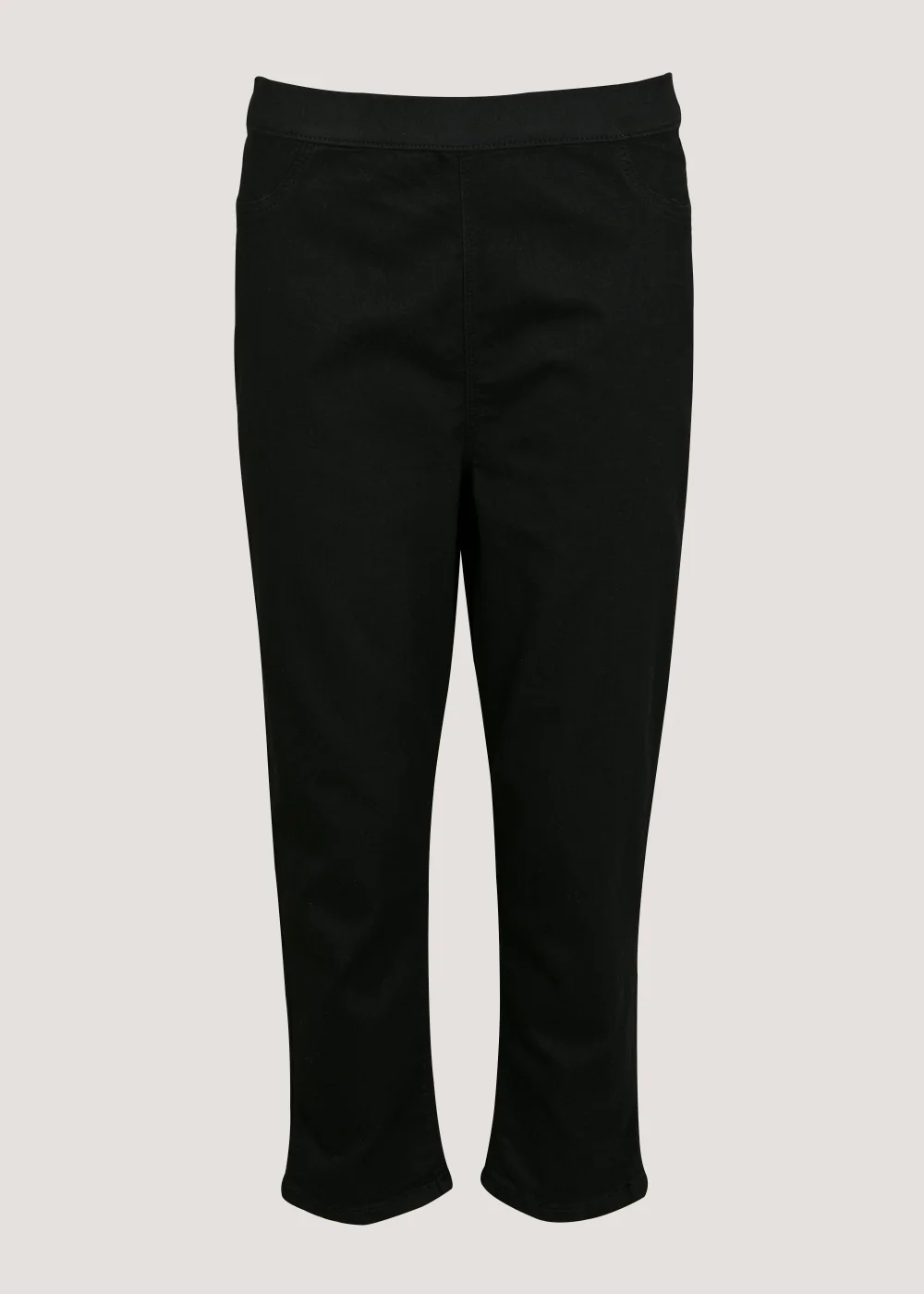 Rosie Black Cropped Pull On Jeggings - 8 Image 5